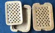 4.5x3.5" Soap Stone Soap Dish Handamde Soap Case for Restaurant Set of 25 Piece