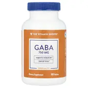 The Vitamin Shoppe, GABA, 90 Tablets