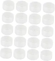 PRETYZOOM 100Pcs Travel Water Filter Strainer for Mineral Bottles Portable Cold Brew Tea Infuser Food Grade Mesh Filter for Easy Replacement for Hiking and Outdoor