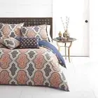 Azalea Skye Rhea Duvet Cover Set, Twin, Bright Orange