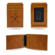Vanderbilt Commodores Laser Engraved Brown Front Pocket Wallet/Money Clip