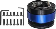 Quick Release Steering Wheel Kit - Race Steering Wheel Quick Release Adapter - Aluminum Replacement Adapter Removable Design for Truck Boat Car Racing Automotive Drift