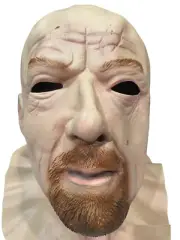 Halloween Old Man Disguise Latex Full Head Mask Costume Cosplay Party Props