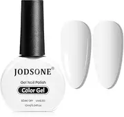 JODSONE Professional 10ml White Gel Nail Polish for Manicure, Salon and Home Manicure Kit