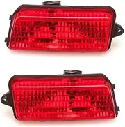 DEMULAX Rear Bumper Reflector Light,For, for Jeep, Grand Cherokee, 2005-2010 Tail Stop Brake Rear Turn Signal Fog Lamp turn signal corner lights Car Brake Light