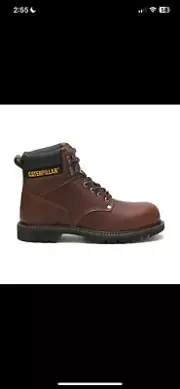 Caterpillar Second Shift Men's Work Boots - Dark Brown Size 12