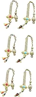 [Kisangel] 4 Pcs Bead Counter Number Beads Jewelry Tools Lucky Bracelet Car Buddha Bead Portable Prayer Beads Brass Buddha Bead Counting Device Handheld Buddha Bead Counter Beads Counter Yoga