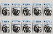 BULK Mustad Hooks Signature Fly C52SNP-2/0 (10 pks, 250 pcs lot) Stinger Black