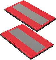 LOLIPPYY 2Pcs Reflective Safety Patch for Outdoor Backpack Lightweight Reflective Tool for Camping Hiking Clothing Repair Versatile Patch for Decorating Clothes Bags Accessories