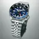 【SEIKO 精工】5 SPORTS系列運動機械錶GMT雙時區藍面42.5㎜款 SK004(SSK003K1/4R34-00A0B)