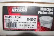 Hi-Tech 7049-75M (.030) Set of 4 Pistons for 20R Toyota