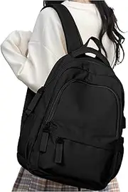 [Lendolk] School Backpack Womens,Causal Travel School Bags 14 Inch Laptop Backpack for Teenage Girls Lightweight Rucksack Water Resistant Bookbag College Boys Women Men Daypack