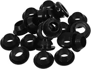 HEALEEP 20pcs Silicone Grommet Assortment Heat Resistant Wiring Gaskets for Cord Organization Electrical Wire Sealing Rings for Distribution Box Flexible and