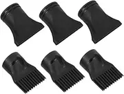 Veemoon 6Pcs Hair Dryer Nozzle Attachment Blow Dryer Diffuser Concentrator for Fast Drying Lightweight Plastic Hair Styling Tools for Salon and Home Use