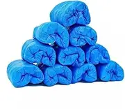 100 Pack (50 Pairs) Shoe Covers - Boot Covers Plastic Shoe Covers for Both Men and Women Disposable Waterproof Shoe Covers Fit of Shoes for Hospital House Cleaning or Trave