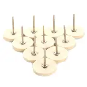 38mm Felt Wool Polishing Buffing Wheel Grinding Buffing Pad 10PcsFor Rotary Tool