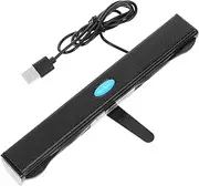 Mini Wired Speaker, Portable USB Multimedia Speaker, Stereo Soundbar USB Plug-and-Play for Computer Desktop PC Notebook Lapto (Black)