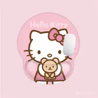 在飛比找蝦皮購物優惠-立體 硅胶软垫 凱蒂貓Hello Kitty 滑鼠墊護腕 護