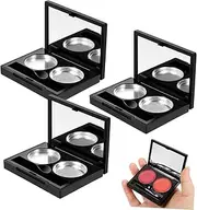 6 Sets Eye Shadow Box Empty Highlighter Case Empty Eyeshadow Tray Empty Eyeshadow Holder Cosmetic Pallet Makeup Supplies Eyeshadow Pan Case Empty Eyeshadow Organizer Blush Case