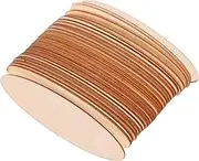 Craft Wood Tokens Pcs Oval Wooden Chips Educational Toys for Boys and Girls Safe Material for Drawing Painting Activities