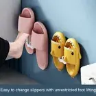 U-Shaped Bathroom Drain Rack Self-Adhesive Storage Hook New Sandal Rack