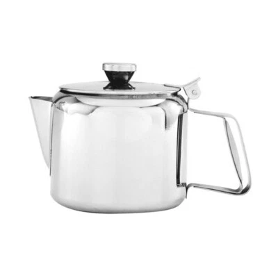 Teapot 3000mL Stainless Steel 'Pacific' Flip Lid Hot Tea Pot Coffee Pourer Cafe