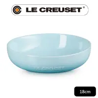 在飛比找PChome24h購物優惠-LE CREUSET-瓷器花蕾系列深盤18cm (水漾藍)