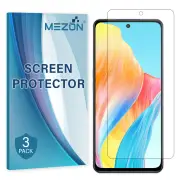 [3 Pack] MEZON OPPO A58 4G Anti-Glare Matte Screen Protector Film – Case Friendly, Shock Absorption (OPPO A58 4G, Matte)