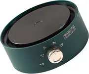Electric Heating Plate Safe Round Body 360 Degrees Vertical Heating Mini Electric PP Tea Stove (Green)