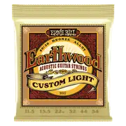 Ernie Ball Earthwood Custom Light 80/20 Bronze Acoustic Guitar Strings 11.5-54