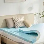 3 Inch Mattress Topper 5-Zone Memory Foam Mattress Topper Pressure Relieve So...