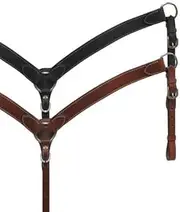 Showman Pony Leather Breast Collar! New Horse TACK! (Black)