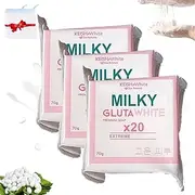Glutamilk Soap,gluta Milk Soap,glutamilk Bar Soap,gluta Milk Whitening Soap,silk Protein Skin Repair Soap,Collagen Milk Soap,for Firm & Brightening Skin (3pcs)