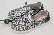 Hey Dude Womens Wendy Leopard Black Grey 7