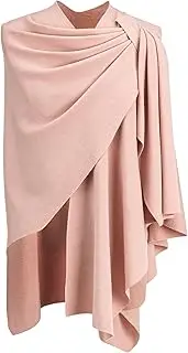 [Demdaco] Keyhole Pullover Poncho Travel Wrap, One Size Fits Most Cotton