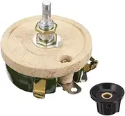 XYWHPGV 50W 300R Ohm Wirewound Ceramic Potentiometer Variable Rheostat Resistor with Knob(bc5b5 fcf91 ed559 b79f0 a46dd ad1b6