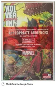 Wolverine: Revenge-Red Band #1 (Marvel Comics) JonBoy Meyer Variant Ploybag