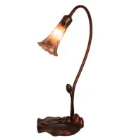 Meyda Tiffany 13434 16" Tall Gooseneck Table Lamp - MultiColor