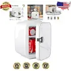 Portable 12V Mini Fridge - Eco-Friendly Cooler & Warmer for Skincare & Food
