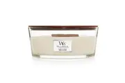WoodWick 453g Scented Home Fragrance Soy Wax Candle Vanilla Bean Ellipse White