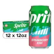 Sprite Chill Strawberry Kiwi LIMITED EDITION 12 Pack