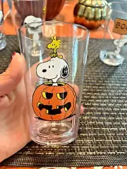 Disney Snoopy Pottery Barn cup Peanuts Halloween holiday party kid pumpkin new