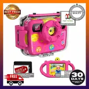 Ourlife Kids Camera, Selfie Kids Waterproof Digital Cameras for Kids 1080P 8MP