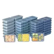 Bentgo 90 Piece Meal Prep Set - Blue Mist