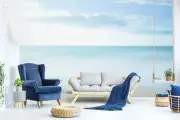 3D Blue Sky Ocean O534 Wallpaper Wall Mural Self-adhesive Assaf Frank Fay