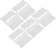 Ciieeo Cassette Tape Case Set 5pcs Plastic Audio Cassette Boxes Versatile Use for Protection Organizati
