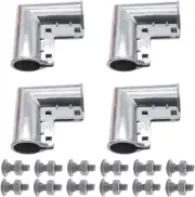 Aluminum Gate Corner Set for 1 3/8" Pipe - 4 Pack with 90° Design