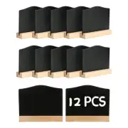12PCS Chalkboard Signs Kitchen Notes Chalk Boards with Stands 10X7.2cm U8X7