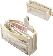 Six Compartments Pencil Case,1Pc 6 Compartments Pen Pouch Zipper Pen Case,Big Capacity Pencil Case Pen Bag Pouch,Large Capacity Pencil Case With 6 Compartments Transparent Pen Case