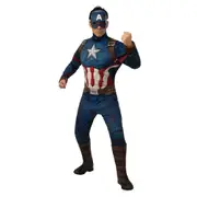 Marvel Captain America Deluxe Avg4 Costume Dress Party/Halloween